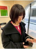 千葉駅/着物ヘア/大人ガーリー/ダークアッシュ/似合わせカット