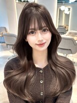 マインバイアフロートギンザ(MYNE by AFLOAT GINZA)&nbsp;レイヤーカット/前髪/顔周り/グレージュ