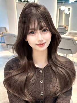 マインバイアフロートギンザ(MYNE by AFLOAT GINZA) レイヤーカット/前髪/顔周り/グレージュ