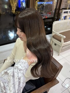 ネクストハラジュク(NEXT HARAJUKU) チョコブラウンカラー/髪質改善/顔周りカット/原宿/表参道