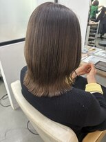 ヘアーアートシフォン 池袋西口店(Hair art chiffon)&nbsp;オリーブベージュ/ウエットヘア/髪質改善/池袋/白髪ぼかし