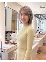 ハーツオオサカ(HE:ARTS OSAKA)&nbsp;シースルー透け感がかわいい韓国タッセルボブ