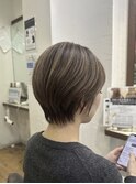 白髪ぼかしハイライト