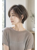 ウィールール 札幌店(WE RULE)&nbsp;30代40代◎艶感メテオカラー×丸みショートボブ