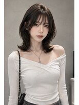 アース 大曽根店(HAIR&MAKE EARTH)&nbsp;小顔見えを叶える韓国風ハッシュカット