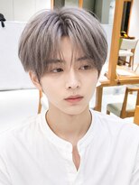 デイズ(days) アッシュグレージュツーブロックショート/韓国マッシュ