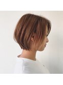 ハンサムボブ/ベージュ