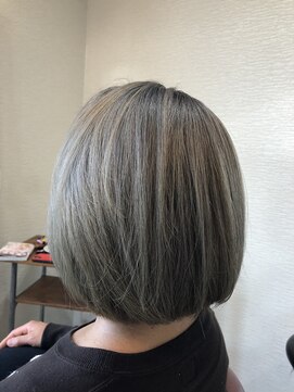 ビービーエムヘアー(BBM hair) ボブ×くすみシルバー