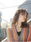 【utuwa】ロングウェーブ×ベージュブラウン
