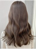 ブリーチなしダブルカラー　ベージュカラー
