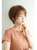 大人ショートボブ