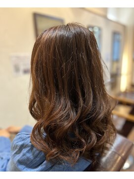 ヘアー グリーン(hair green) ゆるふわウエーブ30代40代50代【新百合ヶ丘髪質改善カラー】