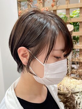 リミックス 南国店(remix) 赤み消しマットブラウンくびれショート♪