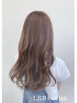 エルエスビー(LSB hair lab) 【LSB】color ライトグレージュ×ニュアンスウェーブ