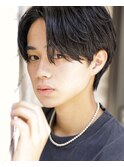 モテる黒髪ネープレスショート束感モテ髪ワックスなしマッシュ