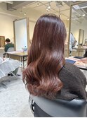 大人髪質改善/ワインレッドグラデーション