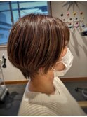 丸みのあるショート◯