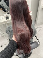 天神美容室&nbsp;『福岡美容室ayana』韓国ヘア/チェリーレッド/当日予約/レイヤー