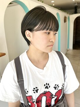 アエル(aeru) ショートボブ/ショート/オリーブベージュ