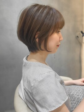 ロンド エスポワール 錦糸町(Lond espoir) 黒髪ボブルフ小顔ワンレンネビージュショート【工藤昴】錦糸町