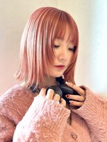 ボコカ(bococa) 冬色/ピンクオレンジ/顔まわりレイヤー