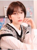 ■栗色ビターショコラうる艶髪マッシュヘアーMSLASH自由が丘30-4