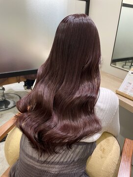 ミリー 梅田店(milly) ブリーチなしWカラー◎ピンクブラウン