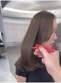 【ノンブリーチダブルカラー×カット×高濃度ケラチン髪質改善】
