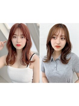 【午後限定☆3stepトリートメント】Cut＋フルカラー＋tr￥7700、お手頃価格でハイクオリティな仕上がり