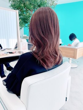 ユーフォリア(Euphoria.) ユーフォリア大人可愛いベージュカラー×ミディアムスタイル