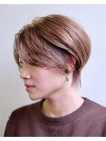ルプラ ブリリアント(le-pla brilliant)&nbsp;センターパート/ハンサムショート/ブリーチなし/ベージュ/豊橋