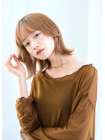 ケアリー 練馬(Carelly)&nbsp;デザインカラー/レイヤーカット/ウェットヘア/オリーブベージュ