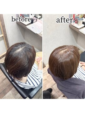 シュガー バイ エクラート 立川南口店(SUGAR by ECLART) 【立川】白髪ぼかし【髪質改善】