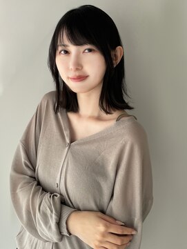 ソラ 広尾店(SORA) 外ハネスッキリボブ