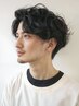 【学割U24】 メンズカット+ナチュラルパーマ＋マーブ　￥8800