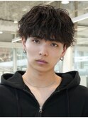 初めてのパーマでも◎ラフな質感が人気のシャドウパーマ