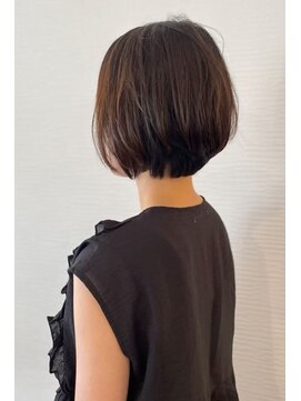 ボンド(hair salon bonD) レイヤーボブ+白髪ボカシハイライト【20代30代40代髪質改善】