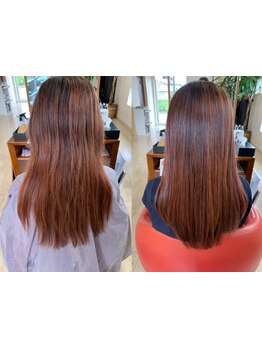髪のお悩みをプロが解決に導く、貴方に寄り添ったヘアケアサロン◇ダメージレスにこだわり施術いたします。
