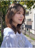 暗めカラー/髪質改善/マロンベージュ/くすみベージュ/表参道