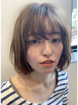 トワ バイ リンネ(Towa by Lin’ne) ボブ×ニュアンスパーマ