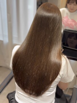 ソヨン 栄2号店(SOYON) ストレートスタイル/秋カラー/モカブラウン/髪質改善/ロングヘア