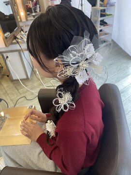 コワファースト 大分(COIFF1RST) 成人式/編み下ろしスタイル