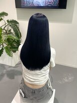 レフ(LEF)&nbsp;ネイビーダークブルー/ケアブリーチ/ダブルカラー