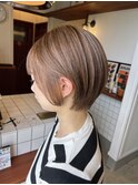 耳かけショート×ハイライト