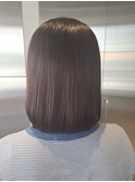 ウィンター◎30代40代50代ツヤ感ストレートボブ×髪質改善