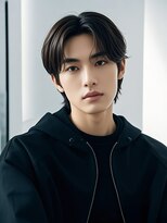 エイチ メンズ(H)&nbsp;テーパーフェードフレンチクロップラルフカールフェザーパーマ