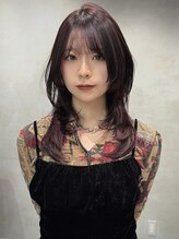 シャルムバイケンジ(Charm.by KENJE)&nbsp;前髪イメチェンピンクベージュアンブレラカラークールショート