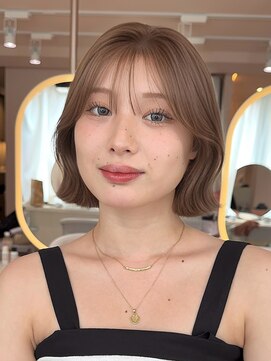 サンドイエナ 横浜店(sand yena) くびれボブ/赤みなしベージュ