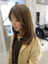 ネアー 新潟(NEER)&nbsp;イメチェンヘアスタイル/ピンクベージュ/アンブレラカラー