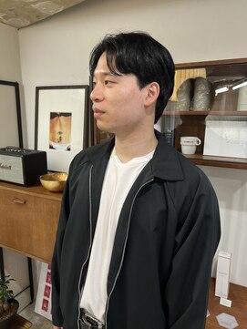バブルス 溝の口(BUBBLES) センターパート/ニュアンスパーマ【BUBBLES溝の口】